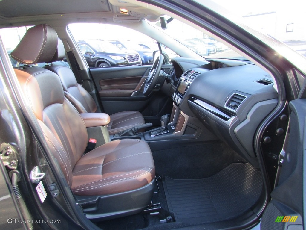 2017 Forester 2.5i Touring - Dark Gray Metallic / Saddle Brown photo #18