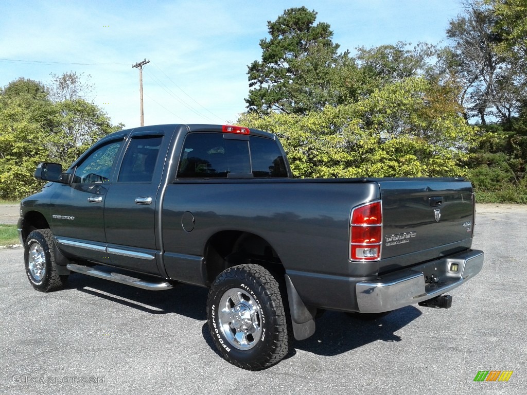 2004 Ram 2500 SLT Quad Cab 4x4 - Graphite Metallic / Dark Slate Gray photo #8