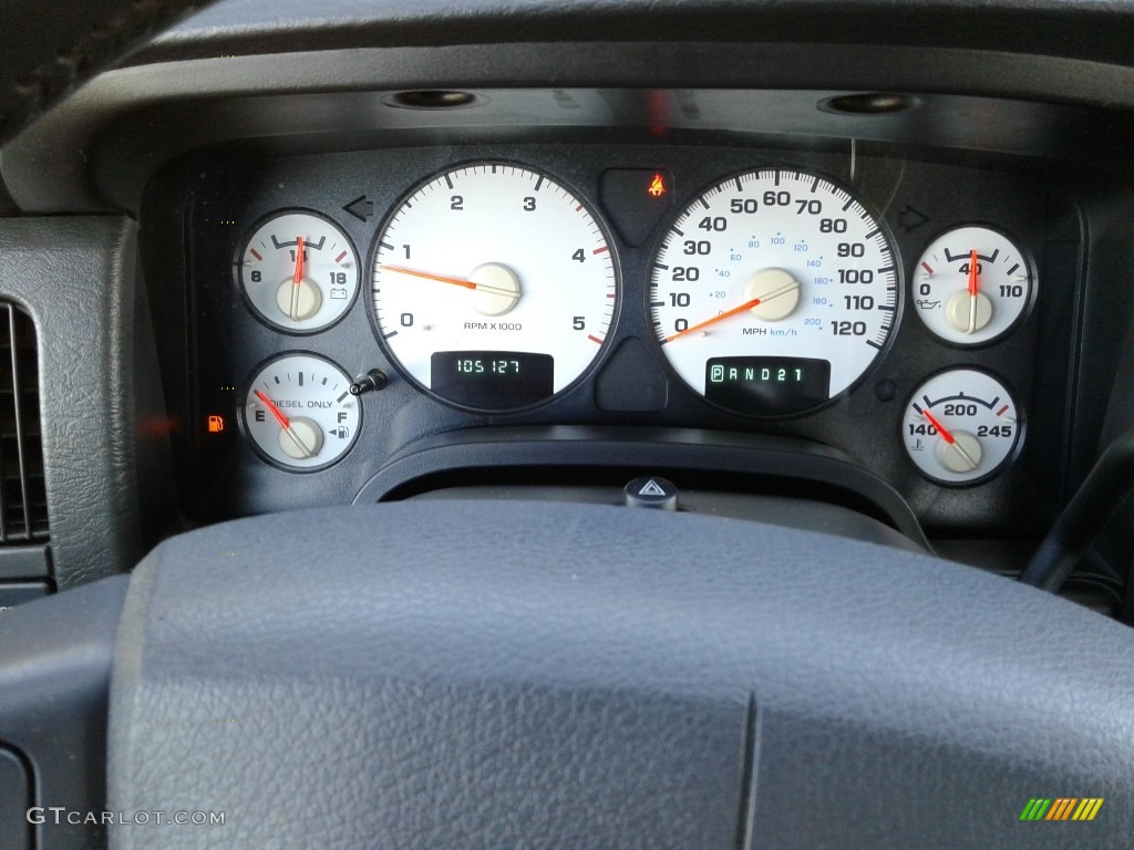 2004 Ram 2500 SLT Quad Cab 4x4 - Graphite Metallic / Dark Slate Gray photo #22