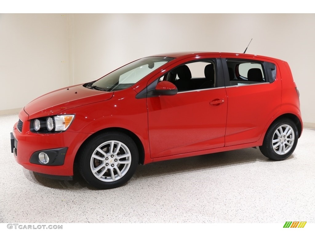 2012 Sonic LT Hatch - Victory Red / Jet Black/Dark Titanium photo #3