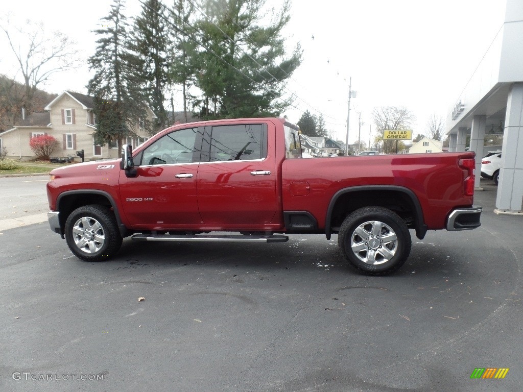 Cajun Red Tintcoat 2020 Chevrolet Silverado 2500HD LTZ Crew Cab 4x4 Exterior Photo #135916433