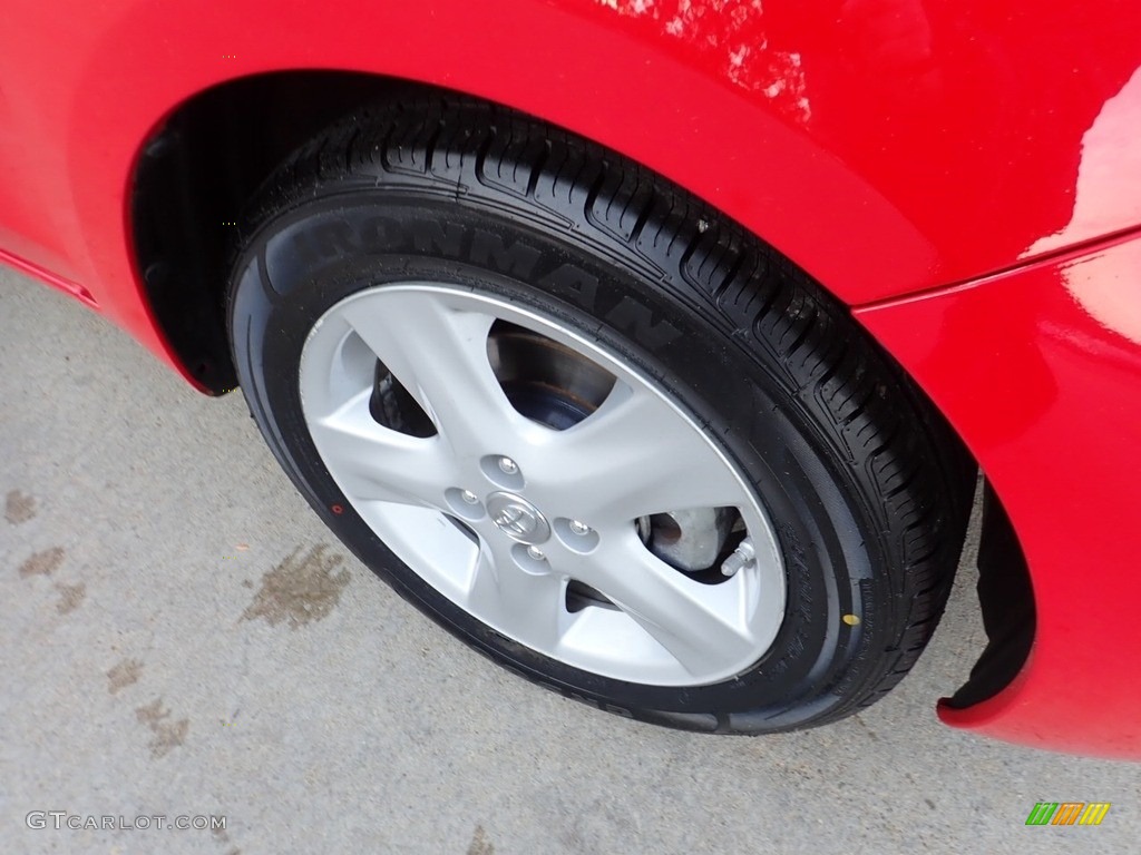 2009 Yaris 5 Door Liftback - Absolutely Red / Dark Charcoal photo #10