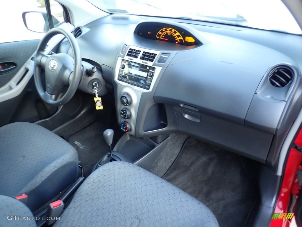 2009 Yaris 5 Door Liftback - Absolutely Red / Dark Charcoal photo #12