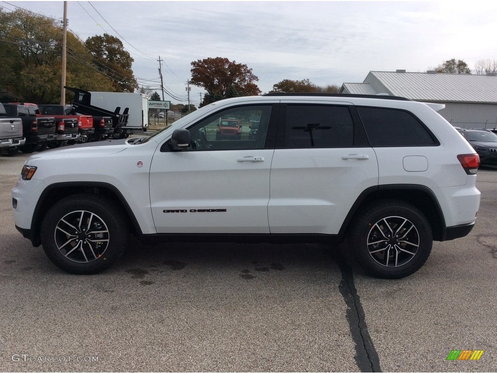 Bright White 2020 Jeep Grand Cherokee Trailhawk 4x4 Exterior Photo #135916700