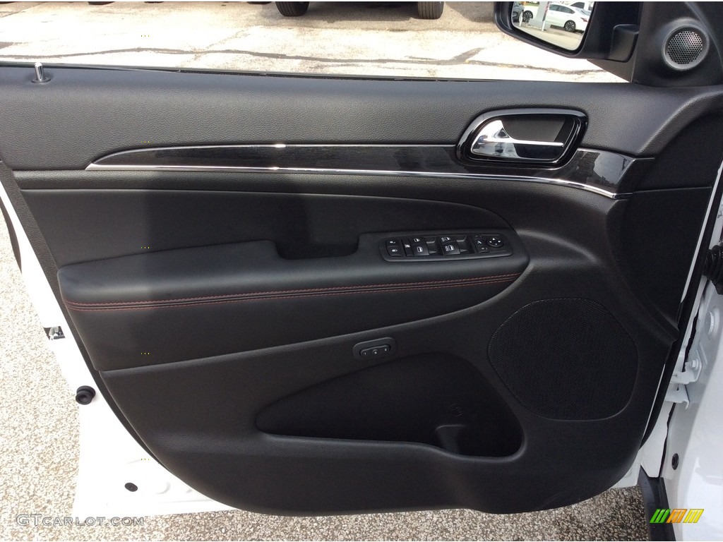 2020 Jeep Grand Cherokee Trailhawk 4x4 Ruby Red/Black Door Panel Photo #135916823