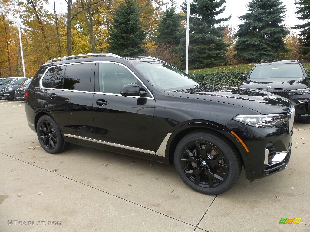 Black Sapphire Metallic 2020 BMW X7 xDrive40i Exterior Photo #135920396