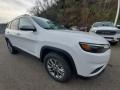 2020 Bright White Jeep Cherokee Latitude Plus 4x4  photo #8