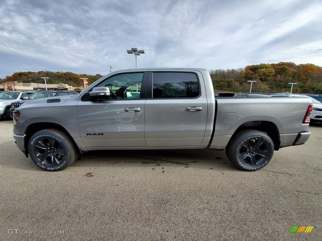 2020 1500 Big Horn Night Edition Crew Cab 4x4 - Billet Silver Metallic / Black photo #2