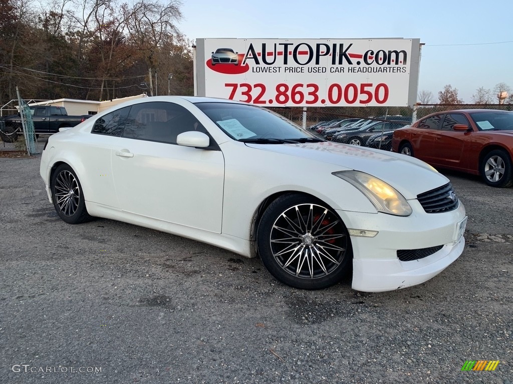 2006 G 35 Coupe - Ivory White Pearl / Graphite photo #1