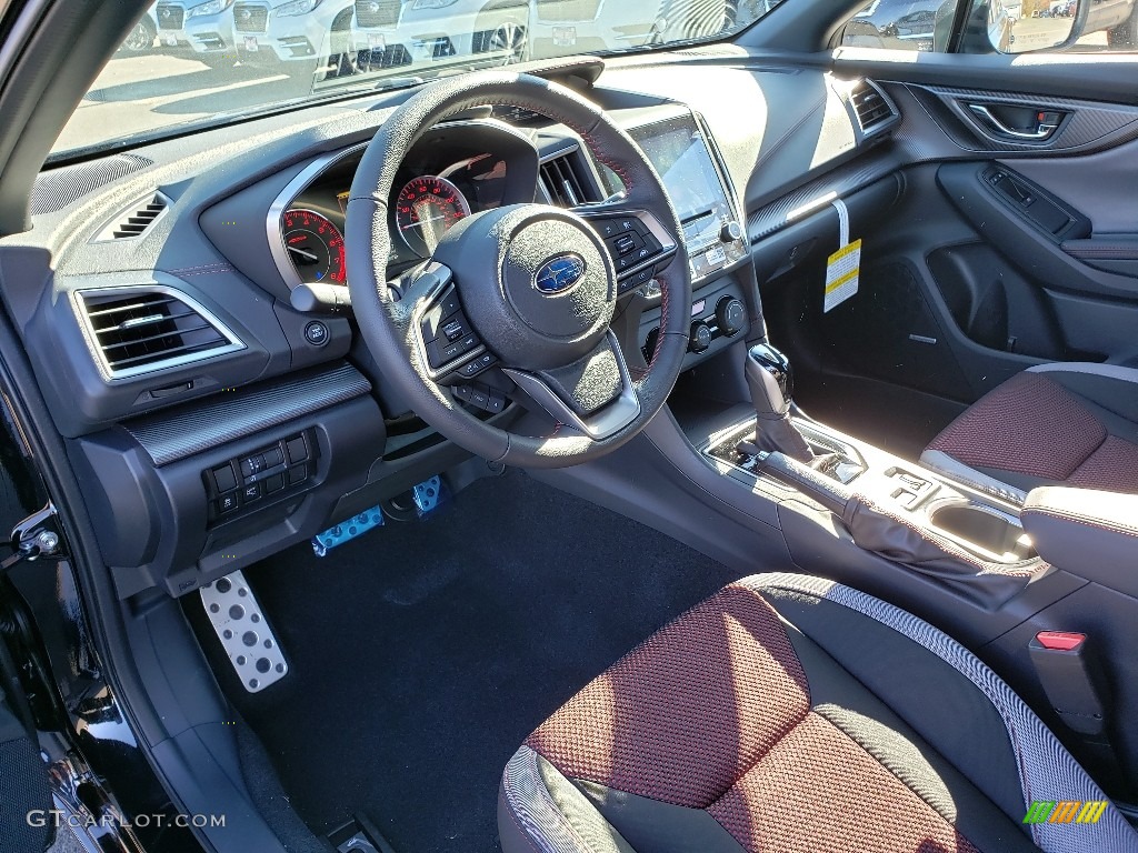 Black Interior 2020 Subaru Impreza Sport Sedan Photo #135922985