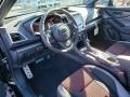 Black 2020 Subaru Impreza Sport Sedan Interior Color