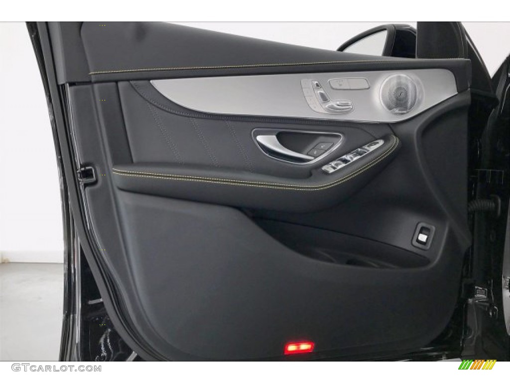 2020 Mercedes-Benz GLC AMG 63 S 4Matic Coupe Black Door Panel Photo #135923858