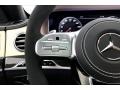 Porcelain/Black 2020 Mercedes-Benz S 63 AMG 4Matic Sedan Steering Wheel