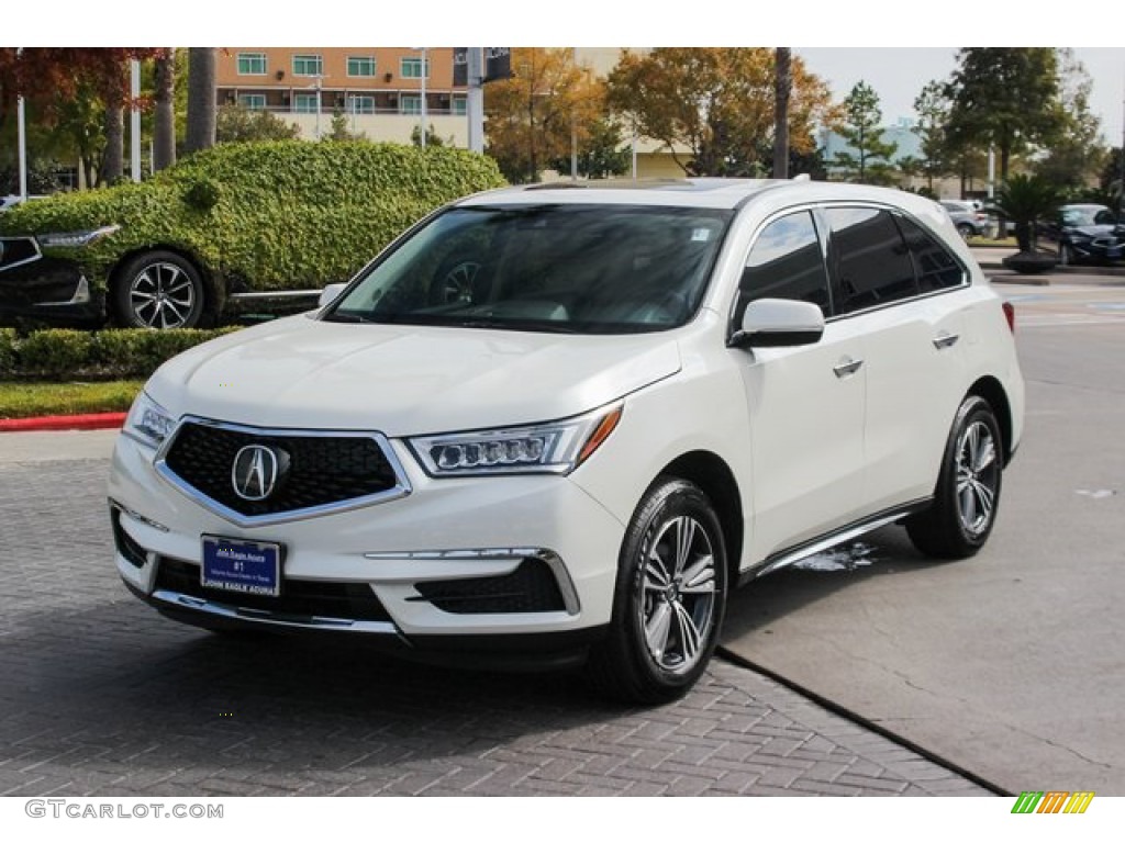 White Diamond Pearl 2017 Acura MDX Standard MDX Model Exterior Photo #135925024