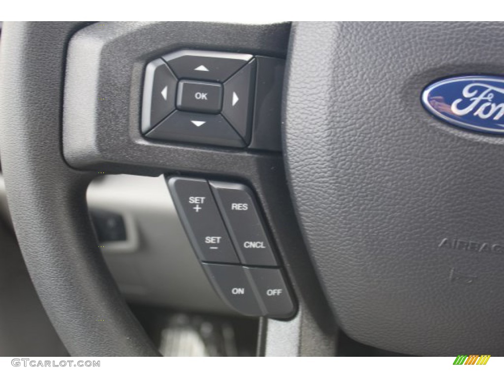2020 Ford F150 STX SuperCrew Black Steering Wheel Photo #135925168