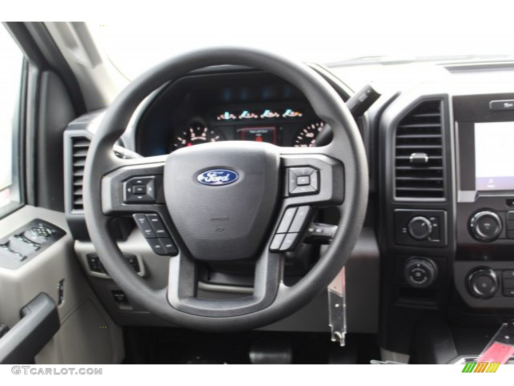 2020 Ford F150 STX SuperCrew Black Steering Wheel Photo #135925372