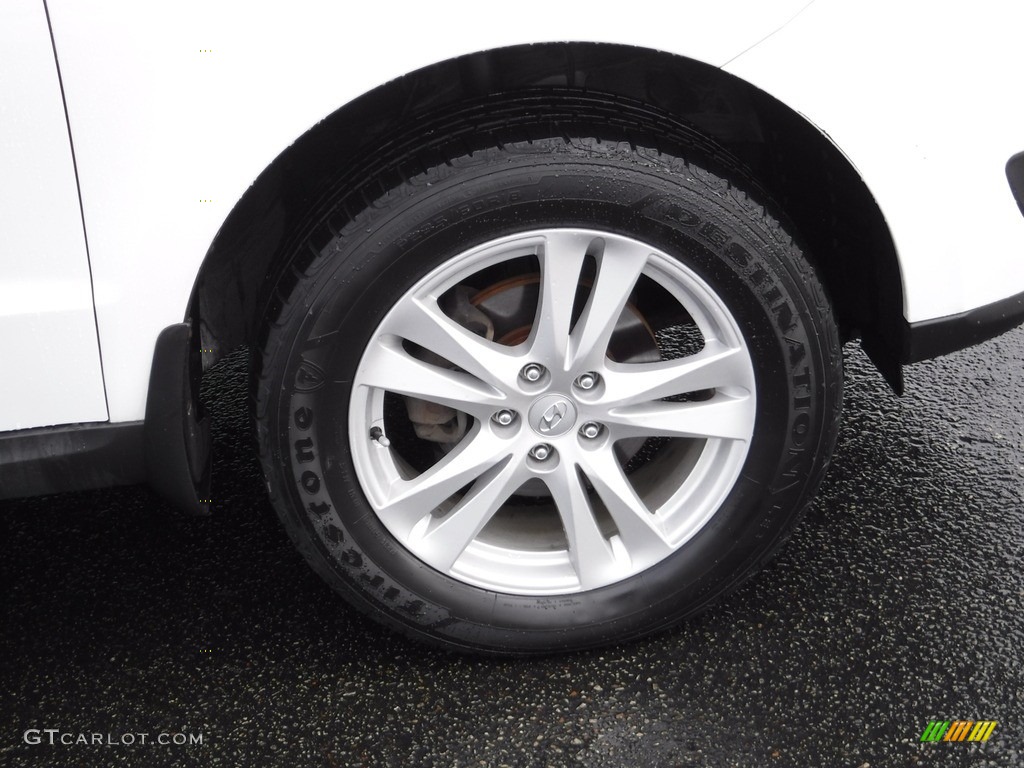 2010 Santa Fe Limited 4WD - Pearl White / Cocoa Black photo #3