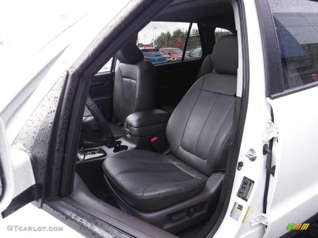 2010 Santa Fe Limited 4WD - Pearl White / Cocoa Black photo #14