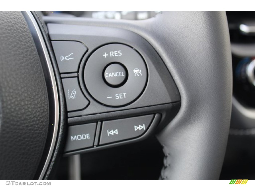 2020 Toyota Corolla Hatchback SE Black Steering Wheel Photo #135927160