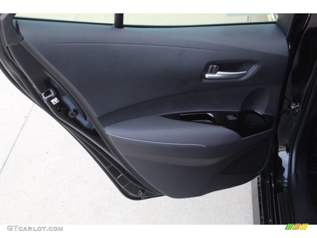 2020 Toyota Corolla Hatchback SE Black Door Panel Photo #135927313