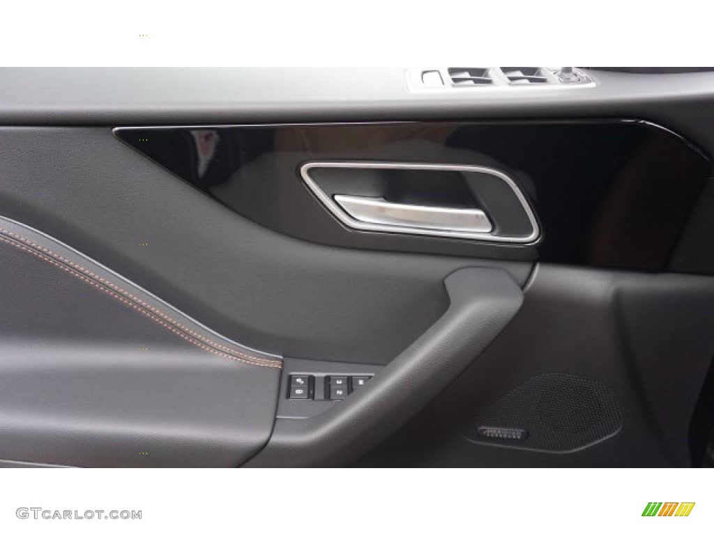 2020 Jaguar F-PACE 25t Prestige Ebony Door Panel Photo #135927544
