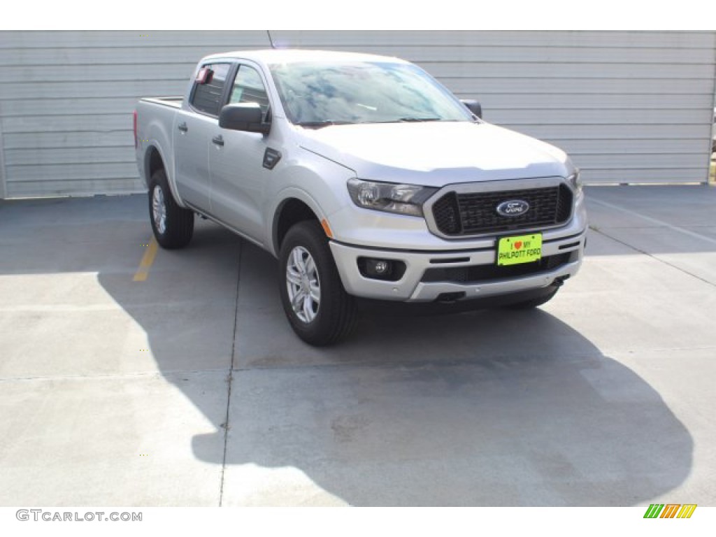2019 Ranger XLT SuperCrew - Ingot Silver Metallic / Ebony photo #2