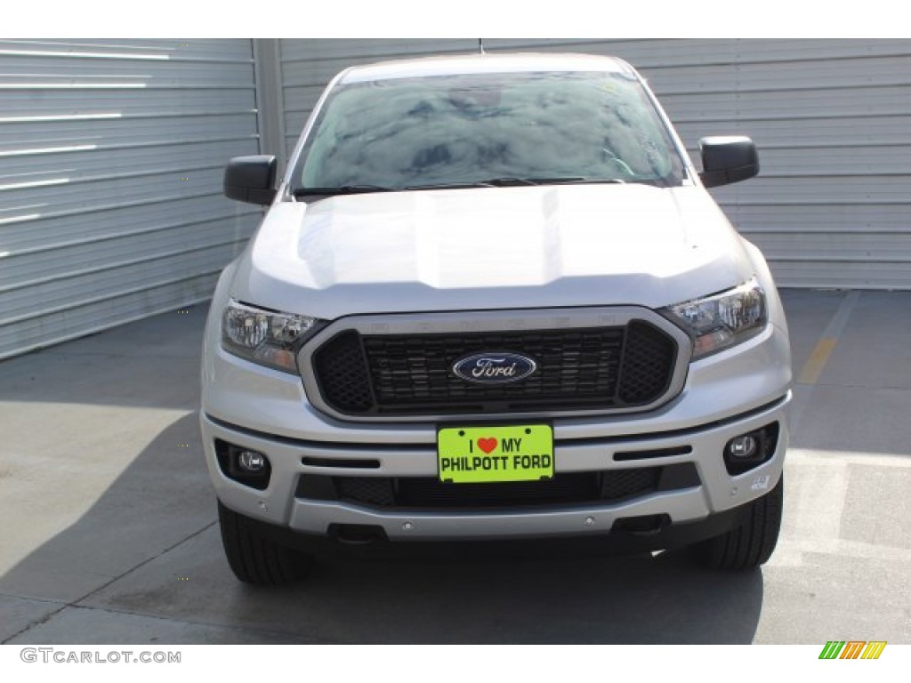2019 Ranger XLT SuperCrew - Ingot Silver Metallic / Ebony photo #3