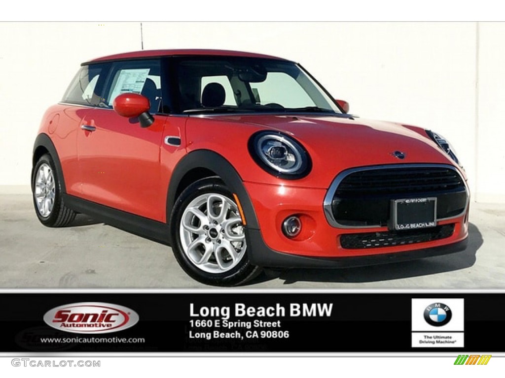2020 Hardtop Cooper 2 Door - Solaris Orange Metallic / Carbon Black photo #1