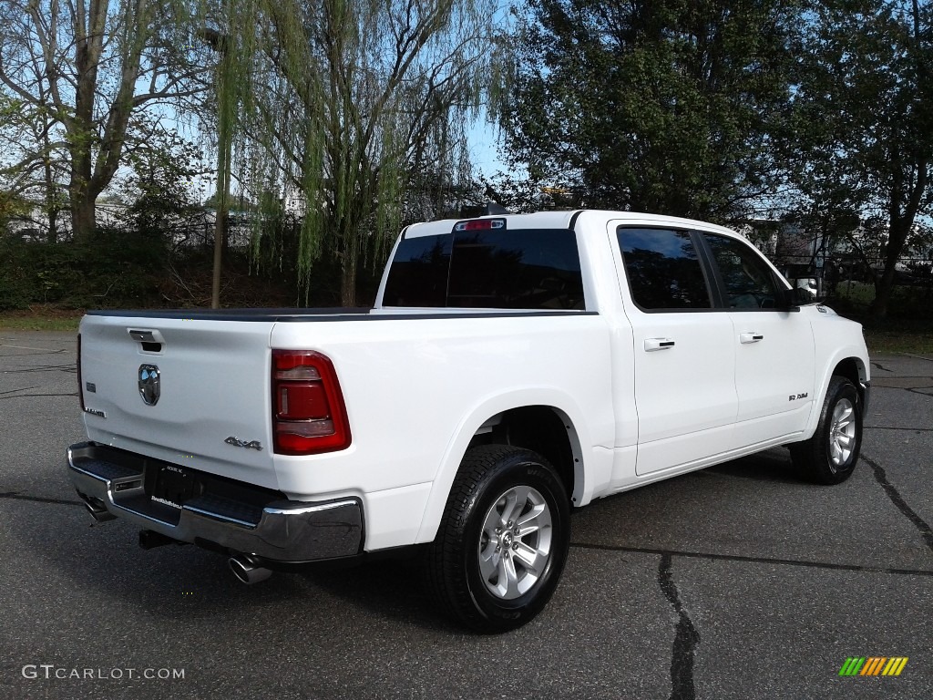 2020 1500 Laramie Crew Cab 4x4 - Bright White / Black photo #6