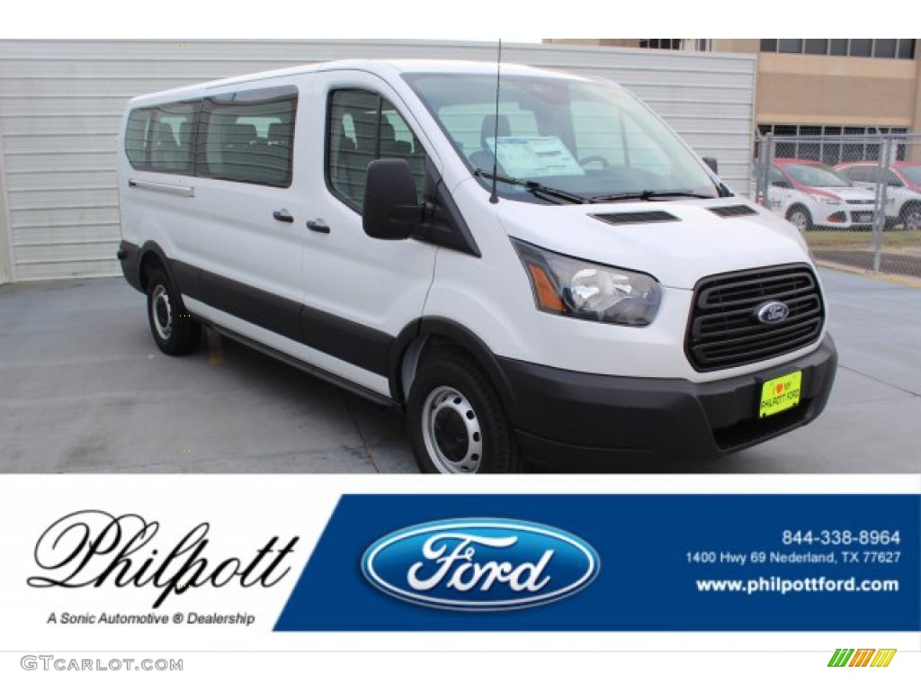 2019 Transit Passenger Wagon XL 350 LR Long - Oxford White / Pewter photo #1