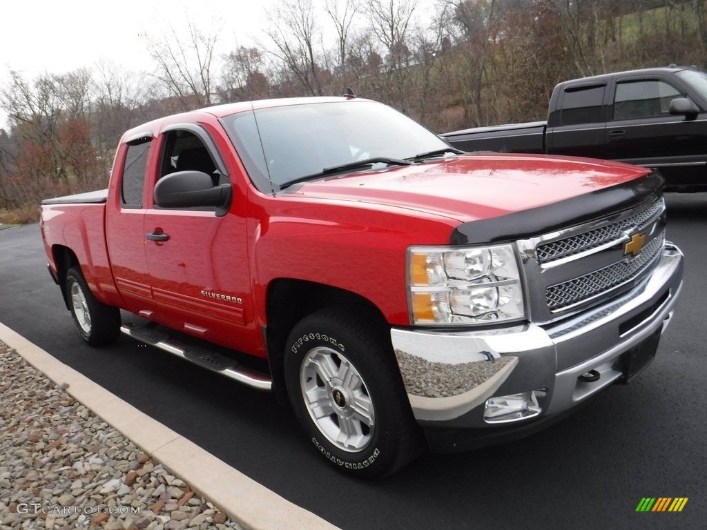 2013 Silverado 1500 LT Extended Cab 4x4 - Victory Red / Ebony photo #9