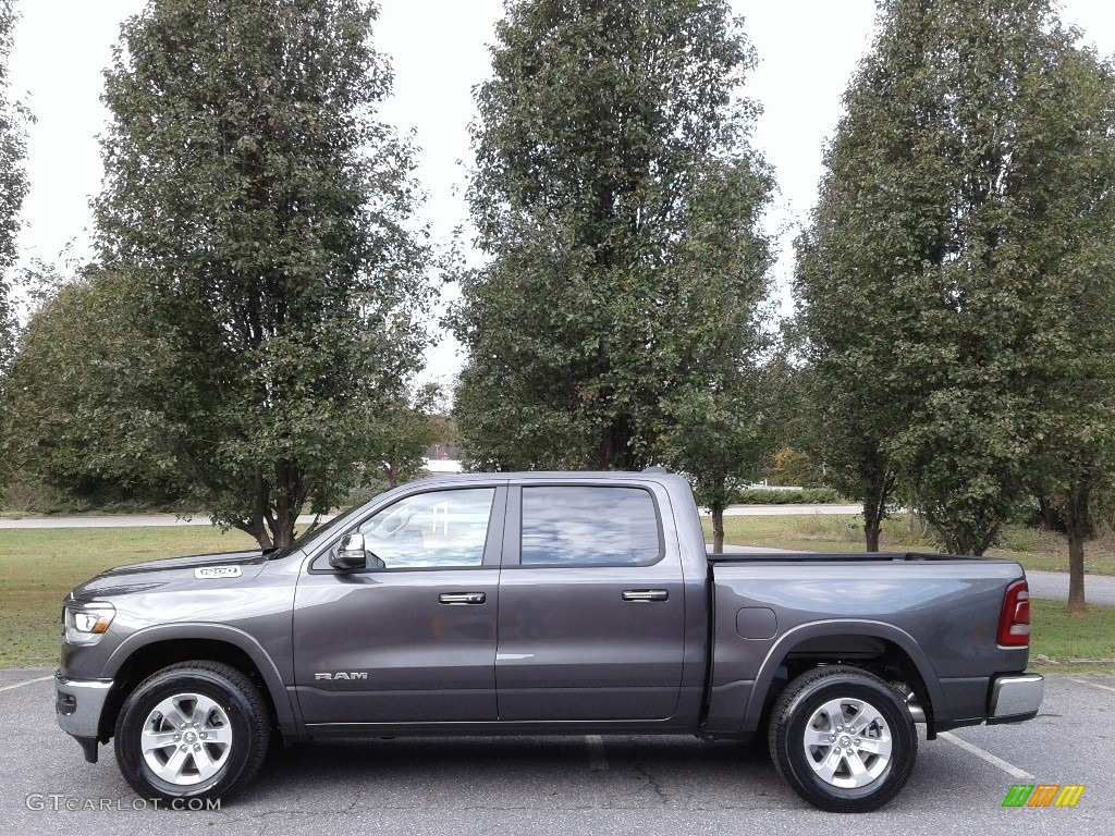 2020 1500 Laramie Crew Cab 4x4 - Granite Crystal Metallic / Black photo #1