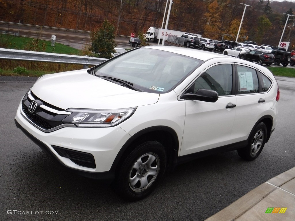 2015 CR-V LX AWD - White Diamond Pearl / Gray photo #5