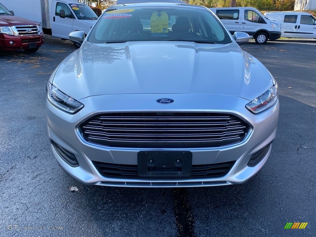 2016 Fusion S - Ingot Silver Metallic / Medium Earth Gray photo #3