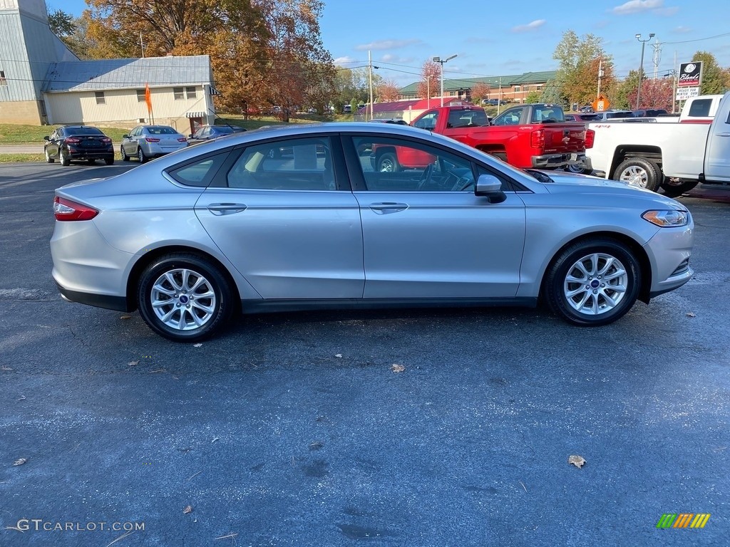 2016 Fusion S - Ingot Silver Metallic / Medium Earth Gray photo #5