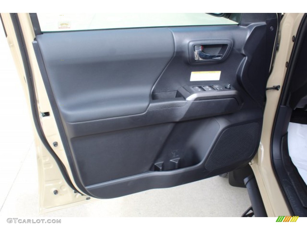 2020 Toyota Tacoma TRD Off Road Double Cab 4x4 TRD Cement/Black Door Panel Photo #135933356