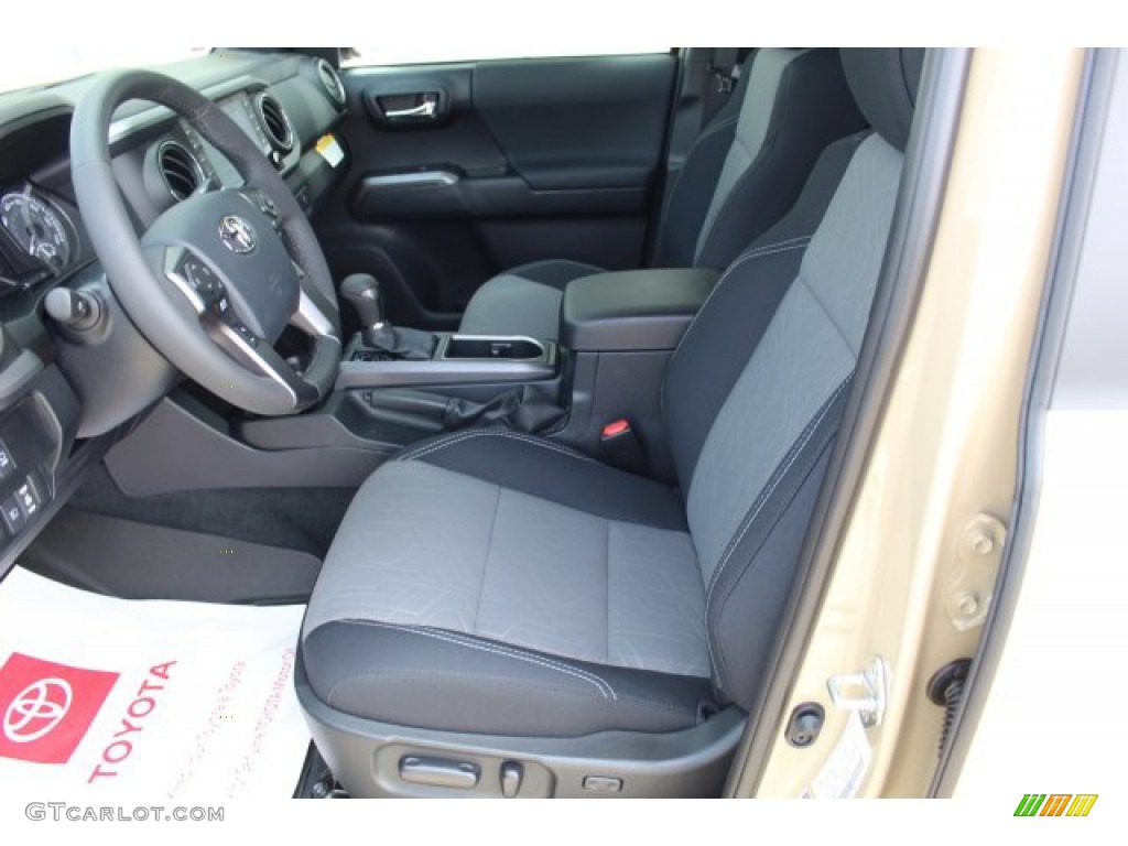 TRD Cement/Black Interior 2020 Toyota Tacoma TRD Off Road Double Cab 4x4 Photo #135933370