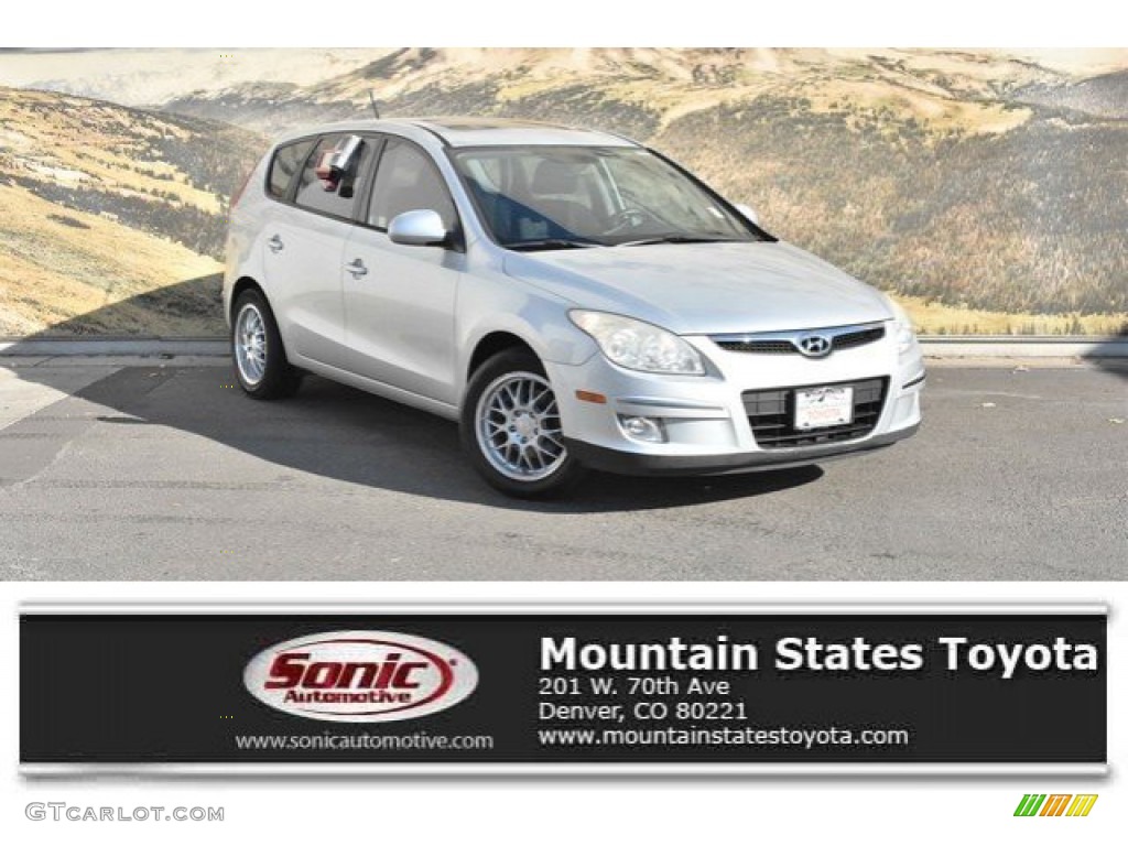 2009 Elantra Touring - Quicksilver / Black photo #1