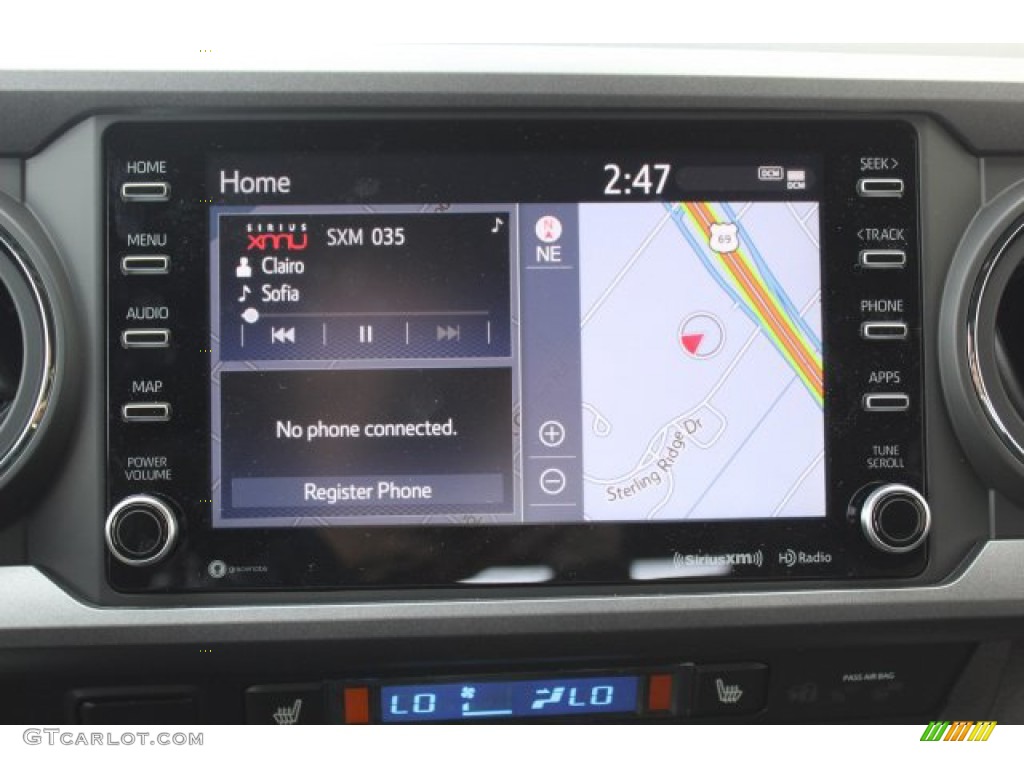 2020 Toyota Tacoma TRD Off Road Double Cab 4x4 Controls Photo #135933484