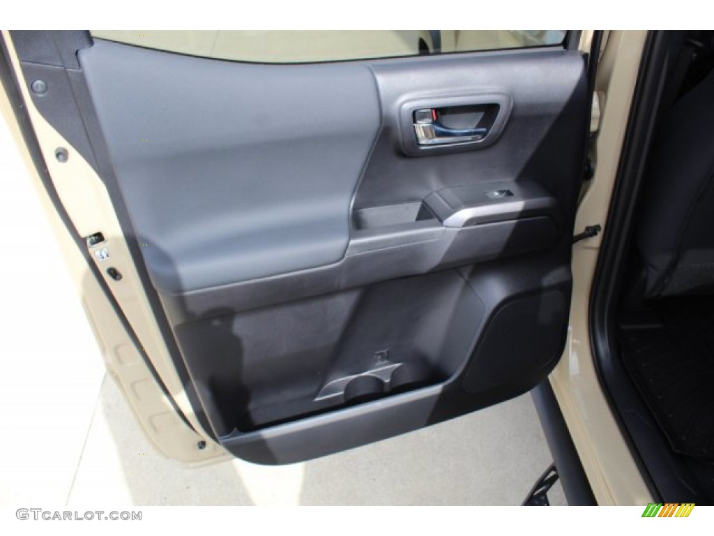 2020 Toyota Tacoma TRD Off Road Double Cab 4x4 TRD Cement/Black Door Panel Photo #135933538