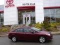 2013 Crimson Red Pearl Honda Civic LX Sedan  photo #2