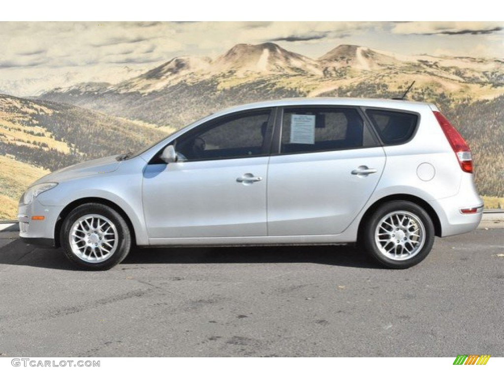 2009 Elantra Touring - Quicksilver / Black photo #6