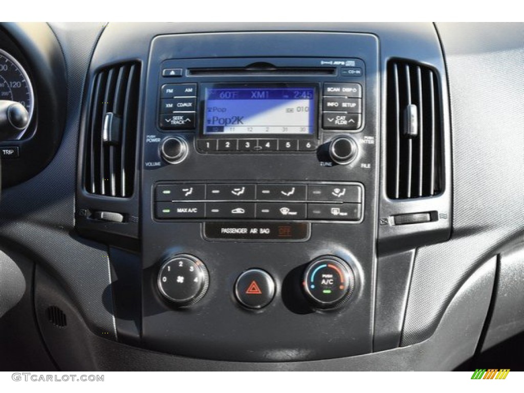 2009 Elantra Touring - Quicksilver / Black photo #14