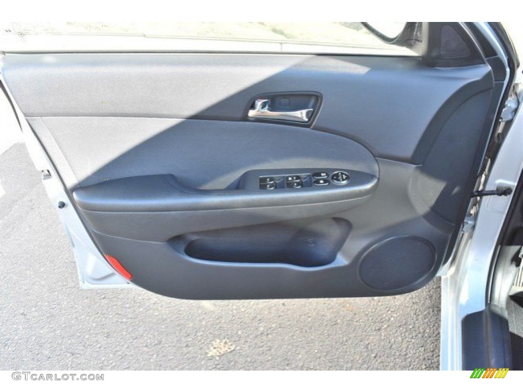 2009 Elantra Touring - Quicksilver / Black photo #22