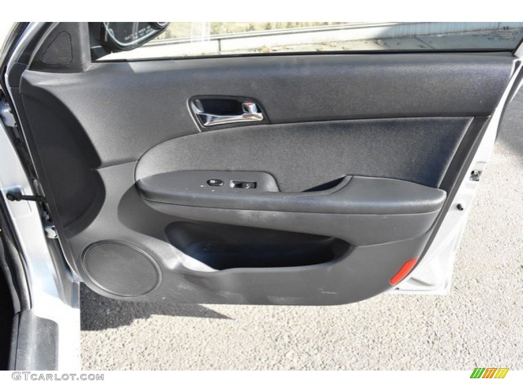 2009 Elantra Touring - Quicksilver / Black photo #23