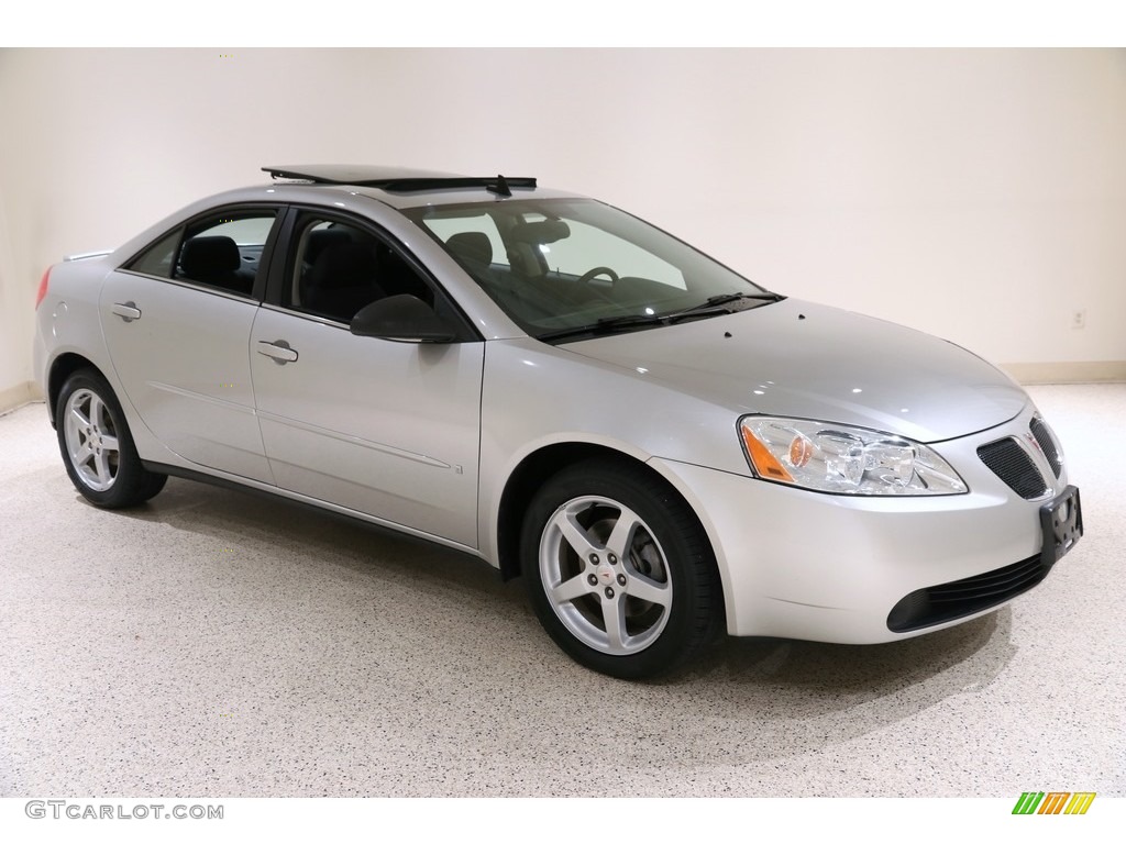 2008 G6 V6 Sedan - Liquid Silver Metallic / Ebony Black photo #1