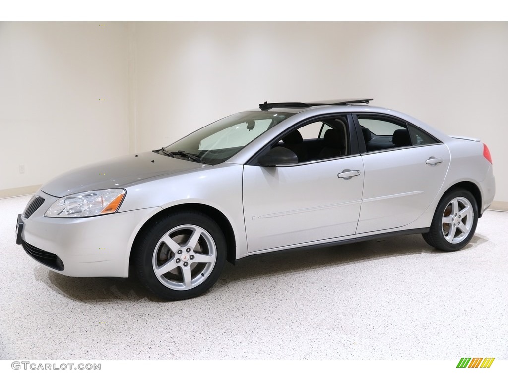 2008 G6 V6 Sedan - Liquid Silver Metallic / Ebony Black photo #3