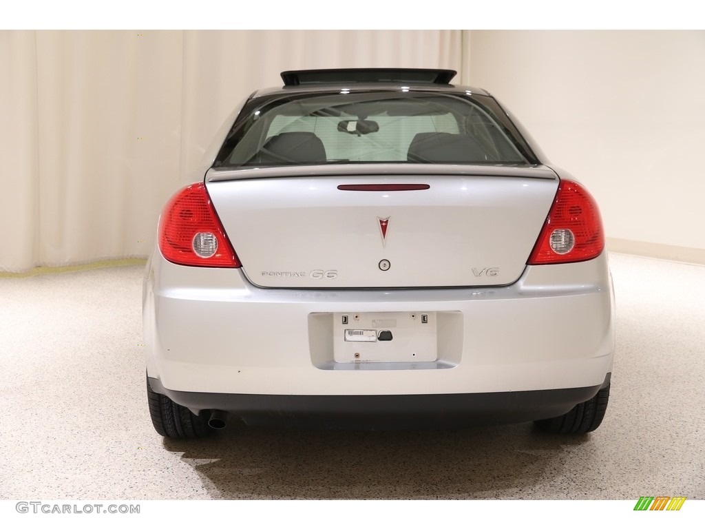2008 G6 V6 Sedan - Liquid Silver Metallic / Ebony Black photo #14
