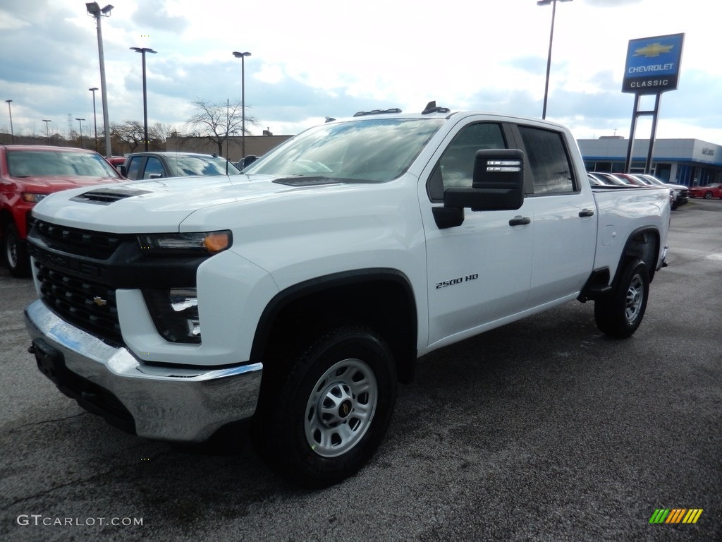 2020 Silverado 2500HD Work Truck Crew Cab 4x4 - Summit White / Jet Black photo #1