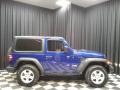Ocean Blue Metallic 2020 Jeep Wrangler Sport 4x4 Exterior